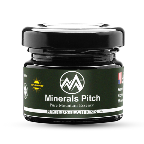 Shilajit Resin | 30 Gram | Pure Himalayan Shilajit By Minerals Pitch