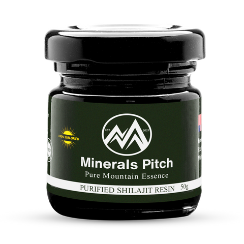 Shilajit Resin | 50 Gram | Pure Himalayan Shilajit by Minerals Pitch